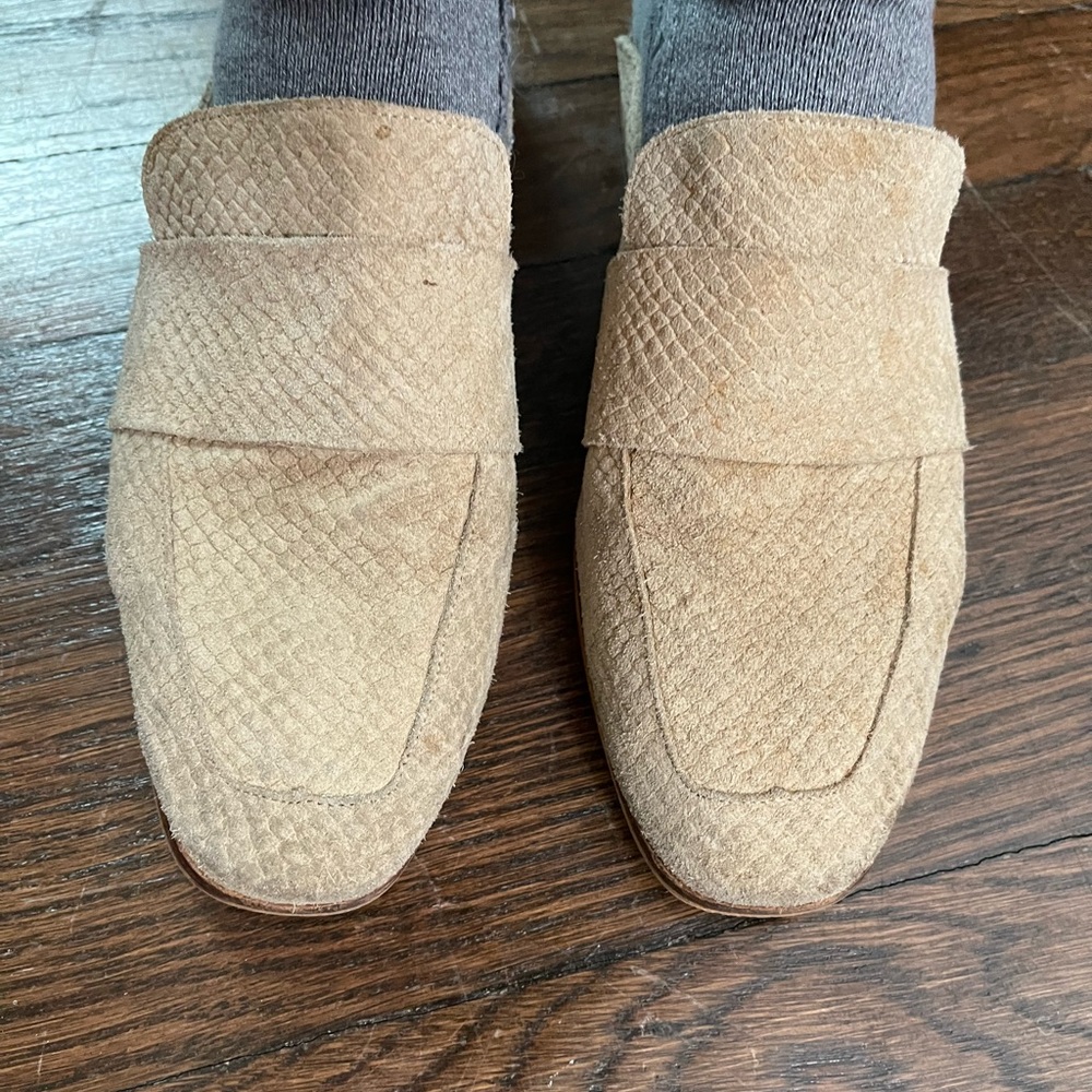 Free people suede slides - size 7.5